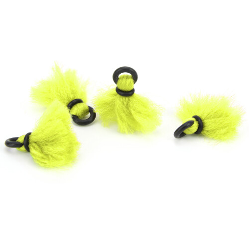 Fly Fishing Float Yarn Strike Indicator, Fluorescent Yellow, 33mm, 4pcs