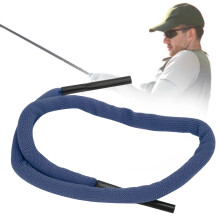 Non-Slip Blue Sunglasses Rope with Silicone Elastic Neck Strap for Outdoors