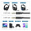 A40 Replacement Cable with Volume Control, 6.5ft/2m, Compatible with Astro A10/A30/A40/A40TR/A50 2