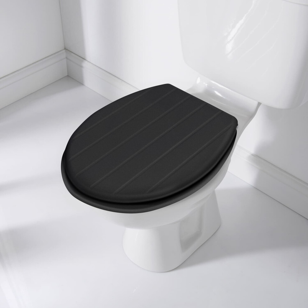 18'' Tongue & Groove Mdf Toilet Seat 5060538976029