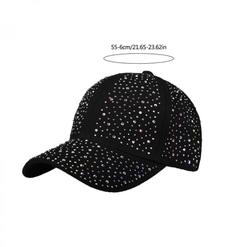Ταξιδιωτικό καπέλο με αυτοκόλλητο Rhinestone για υπαίθρια αθλητικά ταξίδια, καπ 2