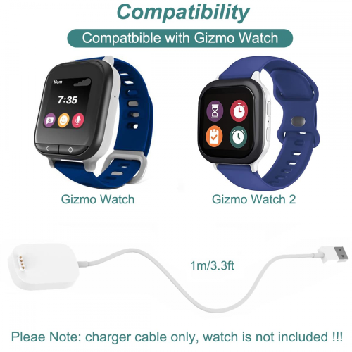 Φορτιστής συμβατός με το Gizmo Watch 3 2 1, Ανταλλακτικό καλώδιο φόρτισης για το Gizm 1