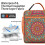 Φορητή τσάντα Mandala Psychedelic Lunch Box – Επαναχρησιμοποιήσιμη αδιάβροχη τσάντα ψυγείου 4