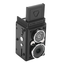 Vintage-Doppelobjektiv-Kamera mit Blitz 12 MP 1080P 0,85" Bildschirm