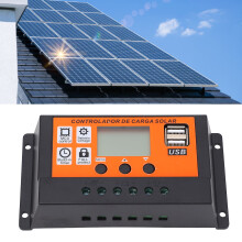 80A Solar PWM Charge Controller 12V/24V Auto Adapt with USB 5V 2A