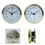 3.07 Inch Quartz Clock Insert with Arabic Numerals and Gold 5