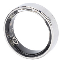 Lightweight Aluminium Smart Ring with 18mAh Battery, Size 9, Silver