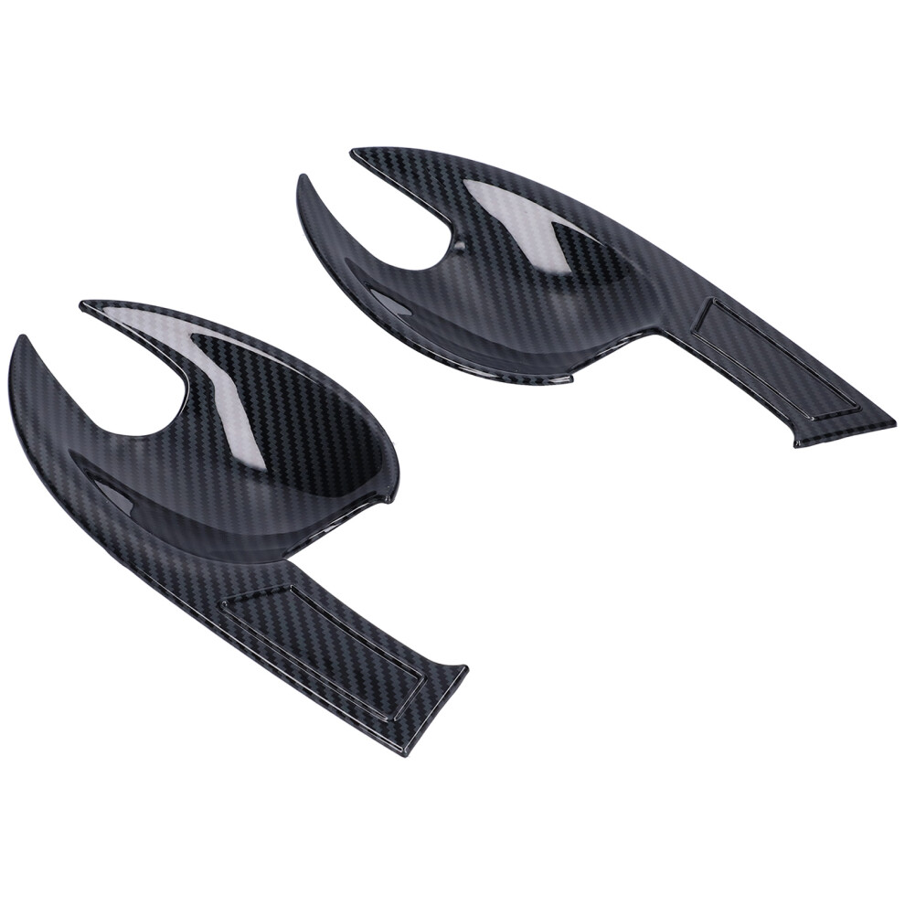 4Pcs Car Door Handle Bowl Cover For Mazda Cx-3 2016-2018 Carbon Fiber 7891391794844
