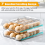 Egg Storage Box Refrigerator Fresh-Keeping Box Automatic Rolling Egg Box 2
