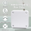 2Pcs Automatic Punch Free Sensor Door Closer with Steel Drawstring Sliding Screen Auto Doo 3