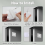 2Pcs Automatic Punch Free Sensor Door Closer with Steel Drawstring Sliding Screen Auto Doo 4