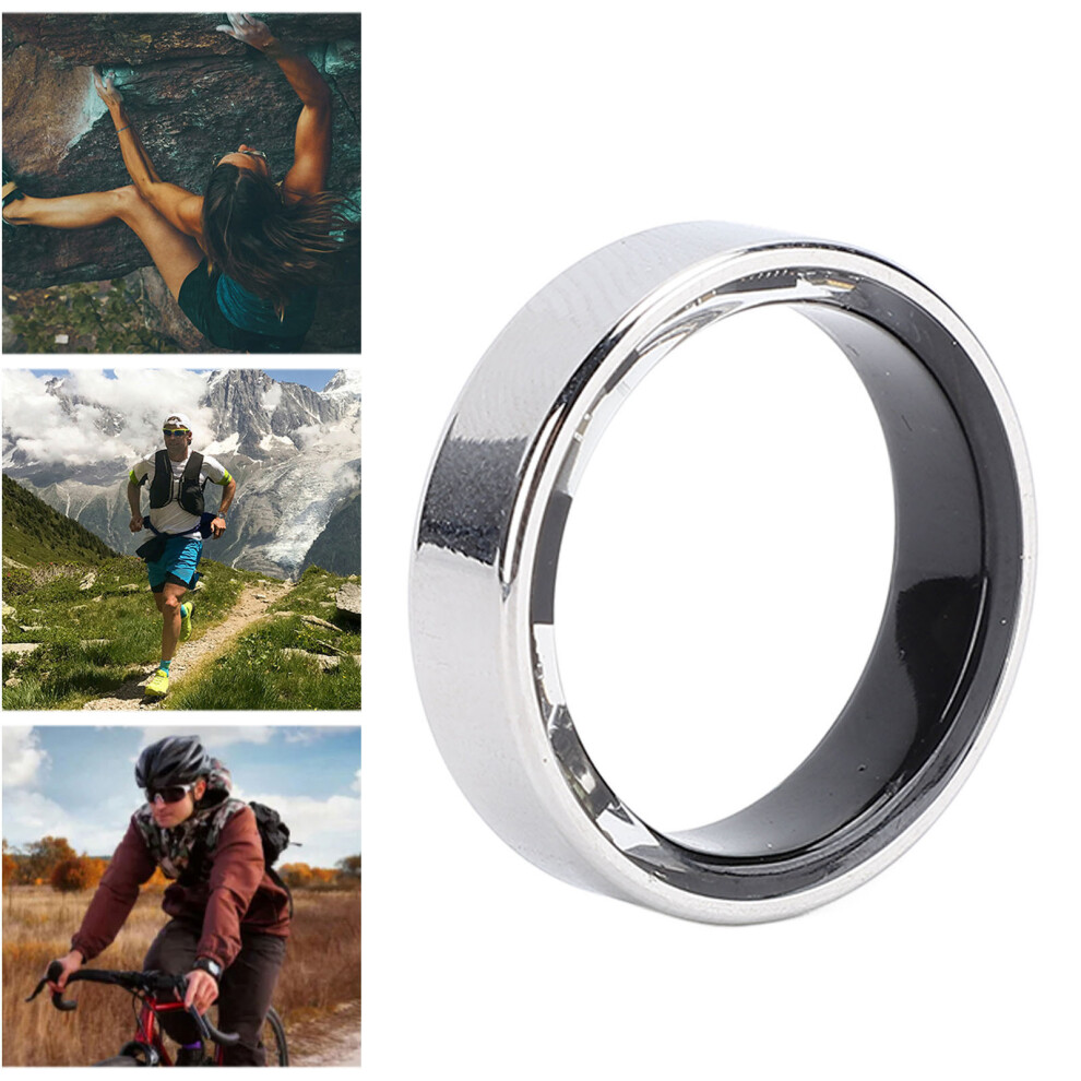 Smart Health Ring Aluminum Alloy, 18Mah, Sleep & Fitness Tracker Silver 4971391795102