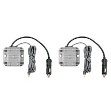 2X 12-24V to 30V Power Converter with Car Cigarette Lighter Input and 9-28V to 30V 3.5A Cable 3 Meters for Starlink