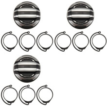 3X Car Fuel Cap Oil Tank Cover 971044251 971044261 for Boxster Cayman 981 2013-2016