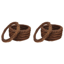 12 Pcs 12 Inch Natural Grapevine Wreath Set, Hand-Woven Vine Branch Wreaths for DIY Crafts, Christmas Decorations