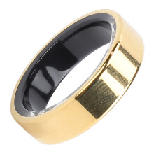 Lightweight Aluminum Alloy Smart Ring with 18mAh Battery, Sleep & Step Tracking