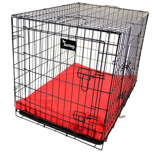 Red Heavy Duty Dog Bed Waterproof Pet Mat (Large) 2