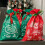 Borse natalizie - set da 4 Ruhhy 24961 6
