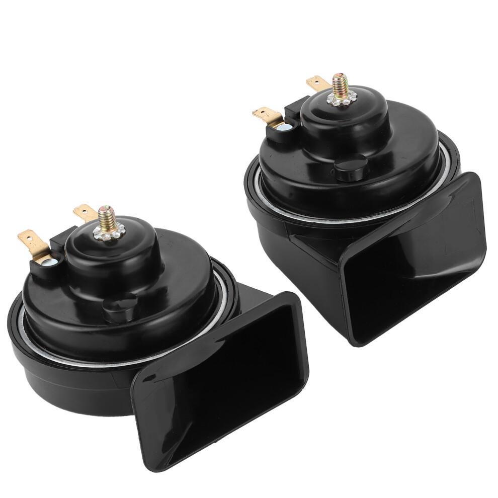 Pair 410/510Hz Waterproof Car Horn 110-125Db Loud 96W Black 8721391796946