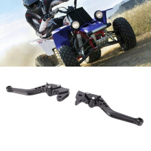 Verstellbare schwarze Aluminium-Brems- und Kupplungshebel für YFZ 350 Banshee