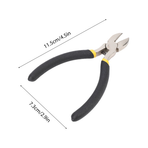Vertechnk Schnurenschneider Kohlenstoffstahl 7,311,51 cm 1