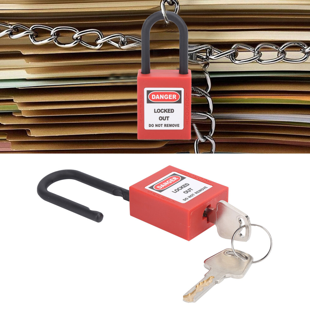 Cadenas Lockout 38 Mm En Nylon Rã©Sistant Ã La Corrosion Avec 2 Clã©S 6911391797711