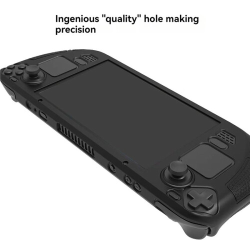 For  Protective Case-Anti-Fall,Anti-Slip,Soft Silicone Cover+Folding Stand Game Console Accessories 1