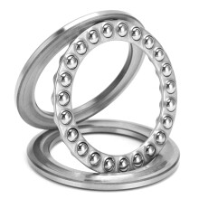 Thrust Ball Bearing 51111 Steel 55x78mm for Lathe Machine Tools
