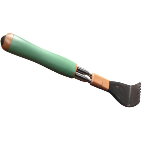 Portable Telescopic Back Scratcher Massager Stainless-Green