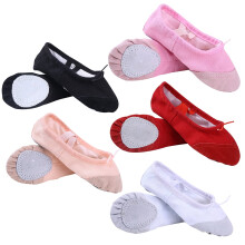 Balettskor Stretch Satin Ballerinas Dansyoga Flats för Flickor