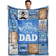 Unieke verjaardagscadeaus voor papa van dochter/zoon – Deken 60"x50", decoratie en ideeën, geschikt voor alle vaders