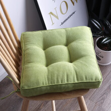 Chair Pad Seat Cushion with Ties Solid Color Soft Chair Pads Comfy Velvet Cushion Pillow for Kitchen Dining Office Chair