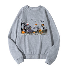 Hanorac simplu pentru bărbați, guler rotund, Halloween, hanorac fără glugă pentru bărbați, hanorac de iarnă și toamnă, la modă, casual,