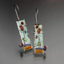 925 Silver Ear Hook Boho Earrings Women Drop Dangle Vintage Wedding Jewelry Gift-#9