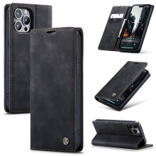 Compatible with iPhone 13 Pro Max Wallet Case – PU Leather Flip Folio with RFID Blocking, Card Holders & Kickstand, Shockproof TPU Inner Shell,