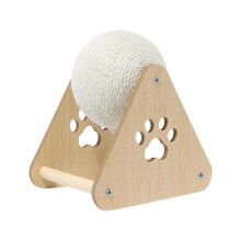 Sisal Scratching Ball Roller Cat Toy, Wear-Resistant No-Shed Climbing Frame for Cat Scratching and Play