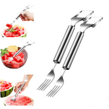 Watermelon Cutter with Retractable Fork 2 pcs
