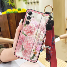 Phone Case for Samsung Galaxy A35 5G Global: Waterproof, Shockproof, Dirt-resistant, Wrist Strap & Kickstand, Soft Silicone