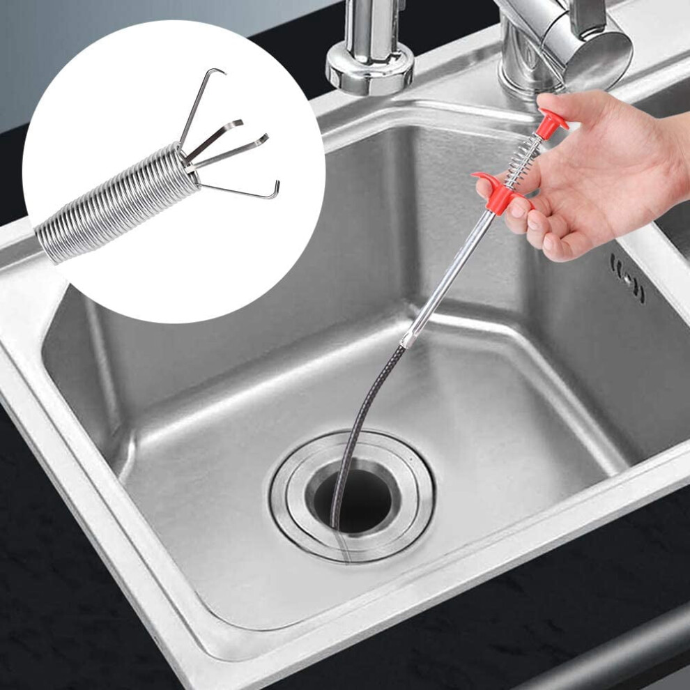 Flexible Grabber Claw Pick Up Reacher Tool With 4 Claws Bendable Hose Pickup Reaching Assist Tool For Litter Pick, Home Sink, Drains, Toilet 9448483088404