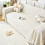 Housse de coussin réversible en lin extensible et résistante aux animaux domestiques 1