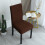 Housse de chaise élastique universelle, épaisse et extensible, résistante 1