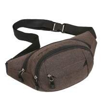 Canvas Fanny Pack for Women Men Large Capacity Waist Wallet Bag Adjustable Belt Pouch