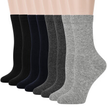 PUMIER dames sokken, zachte katoenen sokken, sportieve sokken voor dames, maat 5-9, 8 paar