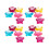 20Pcs Star Sqaure Fruit Shape Reusable Plastic Ice Cubes for Drinks Cooling Tool 1
