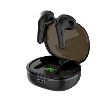 Wireless Earbuds w/ 180H Playtime, IPX8 Waterproof, LED Display & Touch Control — Compatible with Bluetooth Devices