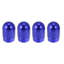 Universele ventieldopjes voor autobanden, auto-accessoires, aluminiumlegering, blauw, 17 mm, 4 stuks
