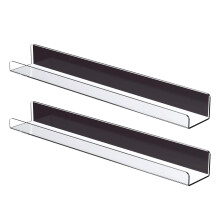 Magnetic Wall Mount Bookshelf, Transparent Acrylic Floating Shelves, No Drill Wall Hanging Storage,KidsRoom Organizer Display Rack