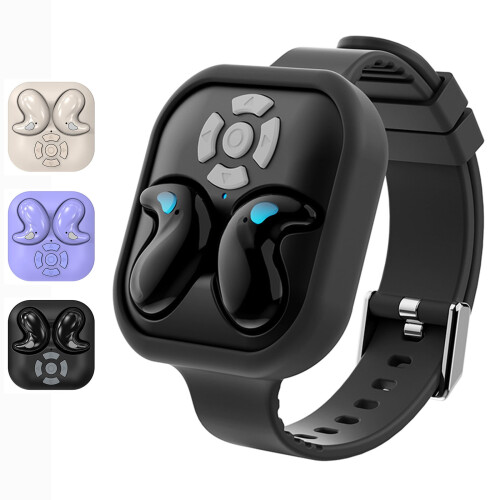 Bluetooth Sleep Earbuds under $5—Noise-isolating, air gesture control, neck strap, side-sleeper friendly, compatible with iOS/Android