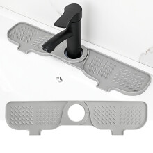 Universal Faucet Guard Draining Mat, Kitchen Sink Organizer – Water-Accumulation Proof, High-Efficiency Drainage Rack, Compatible with Standard