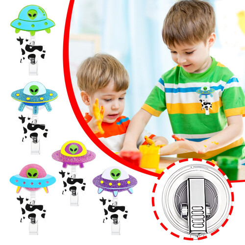 Καρούλι με σήμα απαγωγής αγελάδας UFO – Κορδόνι ταυτοποίησης με θέμα το εξωγήινο